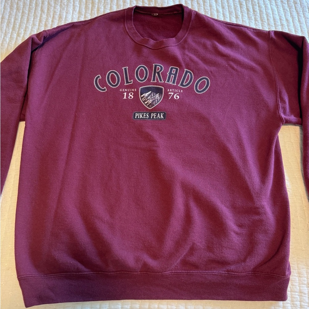 Colorado Maroon Sweatshirt